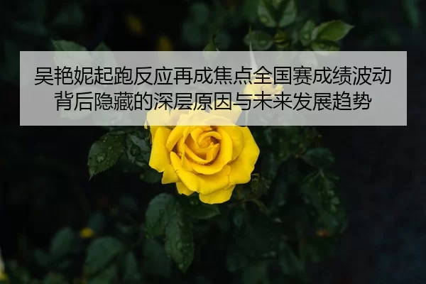 吴艳妮起跑反应再成焦点全国赛成绩波动背后隐藏的深层原因与未来发展趋势